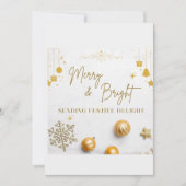 vrolijk kerstfeest! Vakantie Kaart Sjabloon (Voorkant)