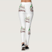 ***VROLIJK KERSTFEEST** VAKANTIE LEGGINGS (Achterkant)