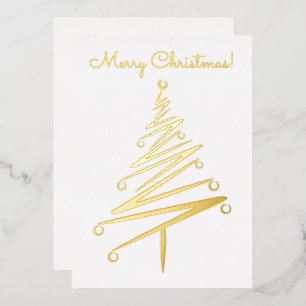 Vrolijk kerstfeest! Vakantie met je woorden Folie Feestdagenkaart