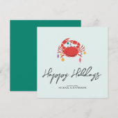 Vrolijk kerstfeest | Vakantiecab Feestdagenkaart (Voorkant / Achterkant)