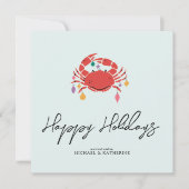 Vrolijk kerstfeest | Vakantiecab Feestdagenkaart (Voorkant)