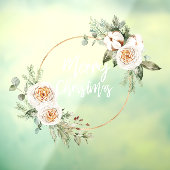 Vrolijk kerstfeest | Vakantievenster Raamsticker (Vel 3)