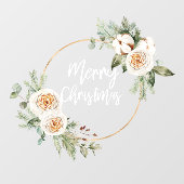 Vrolijk kerstfeest | Vakantievenster Raamsticker (Vel)