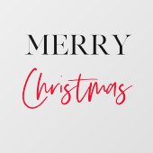 Vrolijk kerstfeest | Vakantievenster Raamsticker (Vel)