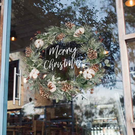 Vrolijk kerstfeest | Vakantievenster Raamsticker