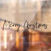 Vrolijk kerstfeest | Vakantievenster Raamsticker (Vel 2)