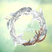 Vrolijk kerstfeest | Vakantievenster Raamsticker (Vel 3)