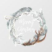 Vrolijk kerstfeest | Vakantievenster Raamsticker (Vel)