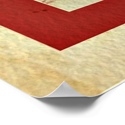 Vrolijk kerstfeest,  vakantieviering poster (Hoek)