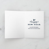 Vrolijk kerstfeest | Vakbaren SneeuwWereldbol Feestdagen Kaart (Binnen)