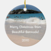 Vrolijk kerstfeest van Bermuda! Keramisch Ornament (Achterkant)