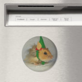 Vrolijk kerstfeest van Chuck de Elf Magneet (Insitu (Vaatwasser))