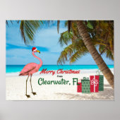 Vrolijk kerstfeest van Clearwater, FL Poster (Voorkant)