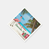 Vrolijk kerstfeest van Clearwater, FL Servet (Hoek)