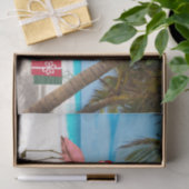 Vrolijk kerstfeest van Clearwater, FL Tissuepapier (Geschenk)