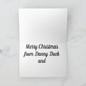 Vrolijk kerstfeest van Danny Duck Aankondiging (Binnen)