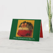 Vrolijk kerstfeest van de Drie van ons Feestdagen Kaart (Voorkant)