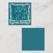 Vrolijk kerstfeest van de eigenaar van het Bayou G Notitiekaartje (Voorkant / Achterkant)