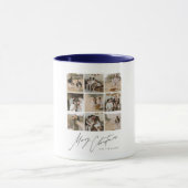 Vrolijk kerstfeest van de familie Wilson's Mok (Midden)