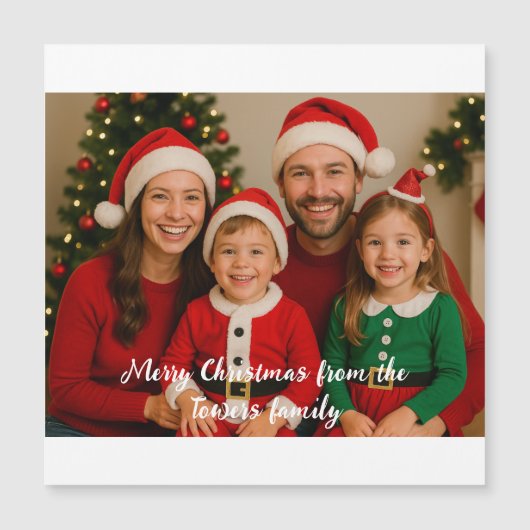 Vrolijk kerstfeest van de foto (Voorkant)