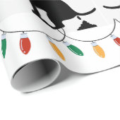 Vrolijk kerstfeest van de hond cadeaupapier (Rol Hoek)