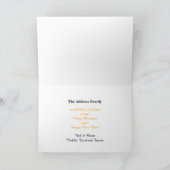 Vrolijk kerstfeest van de Kaart van de familie (Binnen)