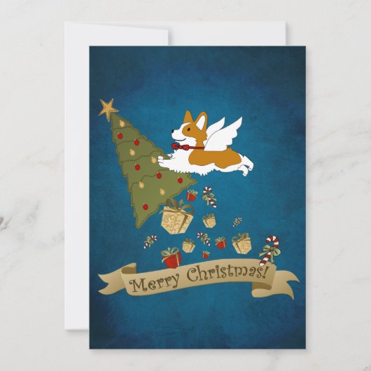 Vrolijk kerstfeest van de kerstman! feestdagenkaart (Voorkant)