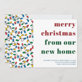 Vrolijk Kerstfeest van de Nieuwe Lichten van het K Aankondiging (Voorkant / Achterkant)