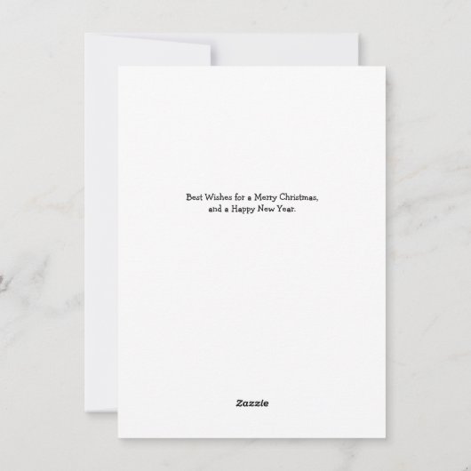 Vrolijk kerstfeest van de sneeuwman feestdagenkaart (Achterkant)