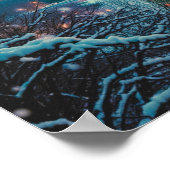 Vrolijk kerstfeest van de Vintage van Washington Poster (Hoek)