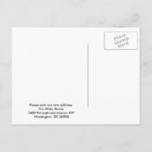 Vrolijk kerstfeest van Donald en Melania Uitnodiging Briefkaart (Achterkant)