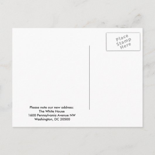 Vrolijk kerstfeest van Donald en Melania Uitnodiging Briefkaart (Achterkant)