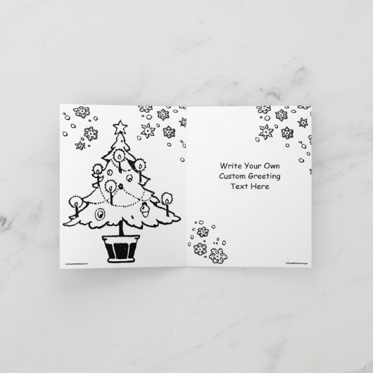 Vrolijk kerstfeest van Donald Trump Kaart (Binnen)