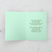 Vrolijk kerstfeest van een vriend naar een ander feestdagen kaart (Binnen)