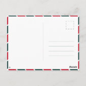 Vrolijk kerstfeest van Fort Collins Colorado Stede Briefkaart (Achterkant)