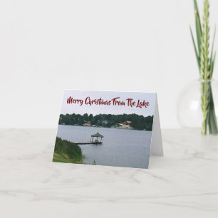 VROLIJK KERSTFEEST ** VAN HET MEER *** KAART