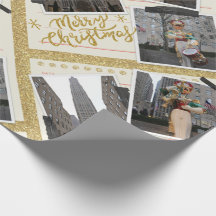 Vrolijk kerstfeest van het Rockefeller Plaza in NY