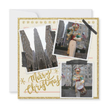 Vrolijk kerstfeest van het Rockefeller Plaza in NY