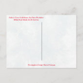 Vrolijk kerstfeest van Hilton Head SC Harbour Town Briefkaart (Achterkant)