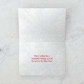 Vrolijk kerstfeest van Hilton Head SC Harbour Town Feestdagen Kaart (Binnen)