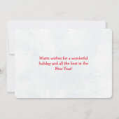 Vrolijk kerstfeest van Hilton Head SC Harbour Town Feestdagenkaart (Achterkant)