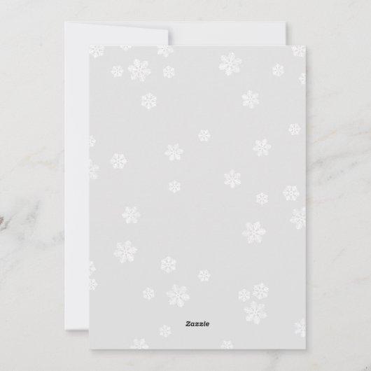 Vrolijk kerstfeest van Idaho Two Foto Feestdagenkaart (Achterkant)