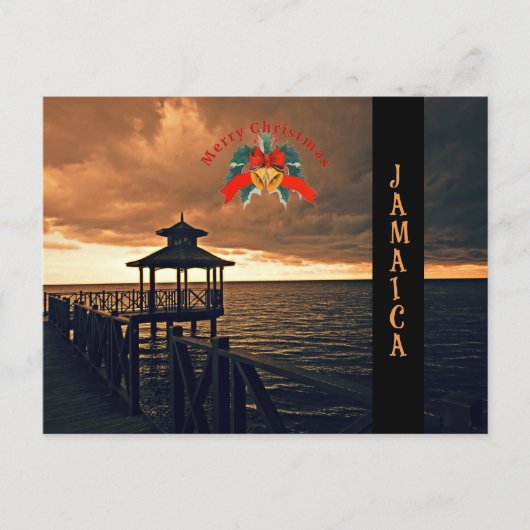 Vrolijk kerstfeest van Jamaica Briefkaart (Voorkant)