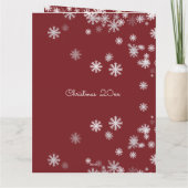 Vrolijk kerstfeest (van je familie) kaart (Achterkant)