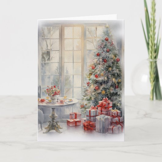 Vrolijk kerstfeest van je geheime kerstman kaart (Voorkant)