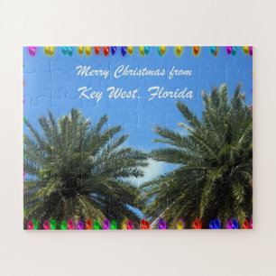 Vrolijk kerstfeest van Key West, Florida! Legpuzzel