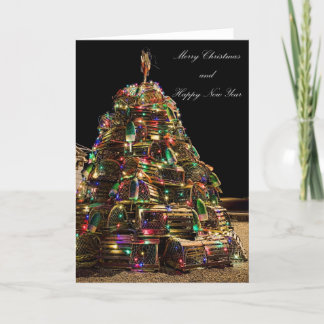 Vrolijk kerstfeest van Maine Kaart