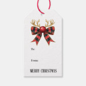 Vrolijk kerstfeest van & naar cadeaulabel (Voorkant)