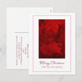 Vrolijk kerstfeest van New Address Briefkaart (Voorkant / Achterkant)