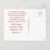 Vrolijk kerstfeest van New Home briefkaart (Achterkant)